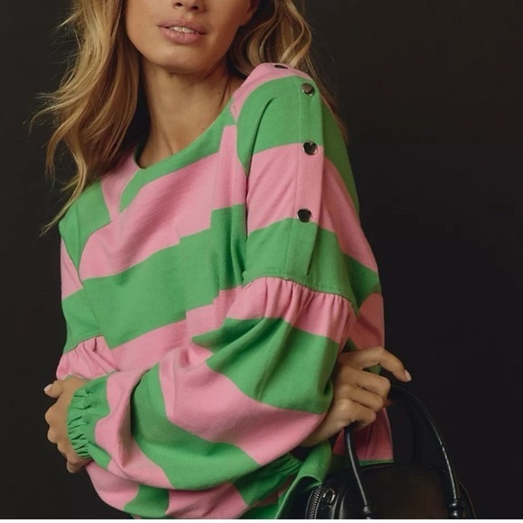 Anthropologie Maeve French Terry Sweatshirt - Picture 2 of 7